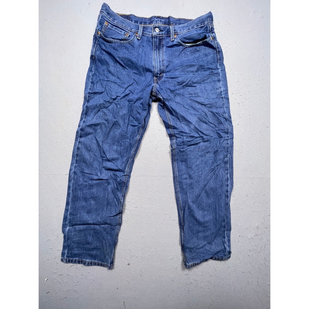 Levi's 550 Relaxed Fit Jeans Mens 36x32 Blue 100% Cotton Excellent